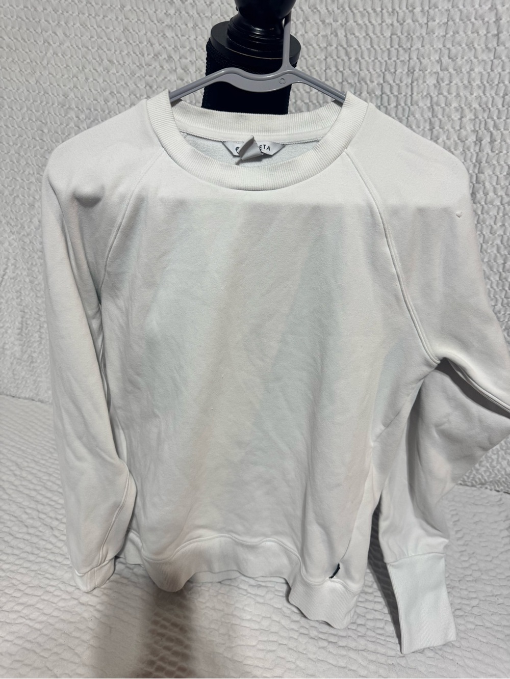 Athleta White Crewneck Sweatshirt